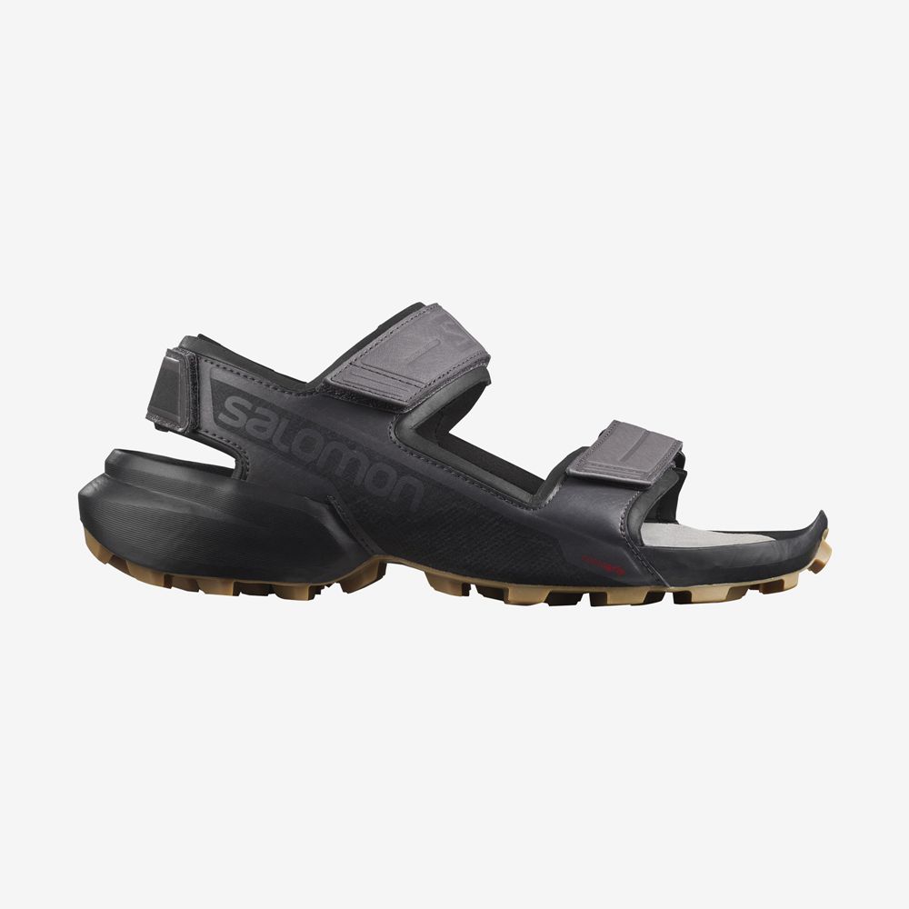 Salomon Singapore Mens Sandals - SPEEDCROSS Black | 62391-ORZP